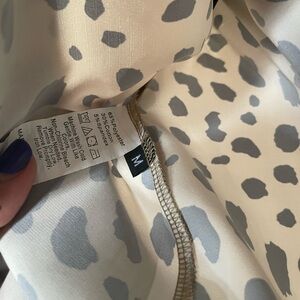 Leopard slip skirt